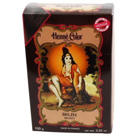 Le Henné Brun Foncé Sitarama Teint de légumes et de Henne   Disponible sur Yumibio.com