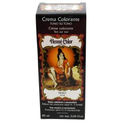 Henna Cream Black Sitarama Dyed vegetables and Henne  Available on Yumibio.com