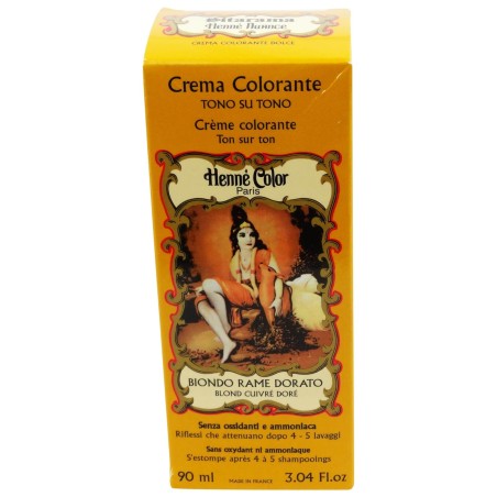 Henné Crème De Cuivre Blonde Dorée Sitarama Teint de légumes et de Henne   Disponible sur Yumibio.com