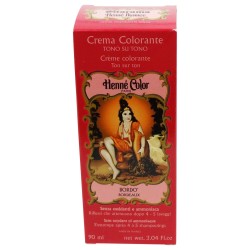 Henna Cream Burgundy Sitarama Hair dyes  Available on Yumibio.com