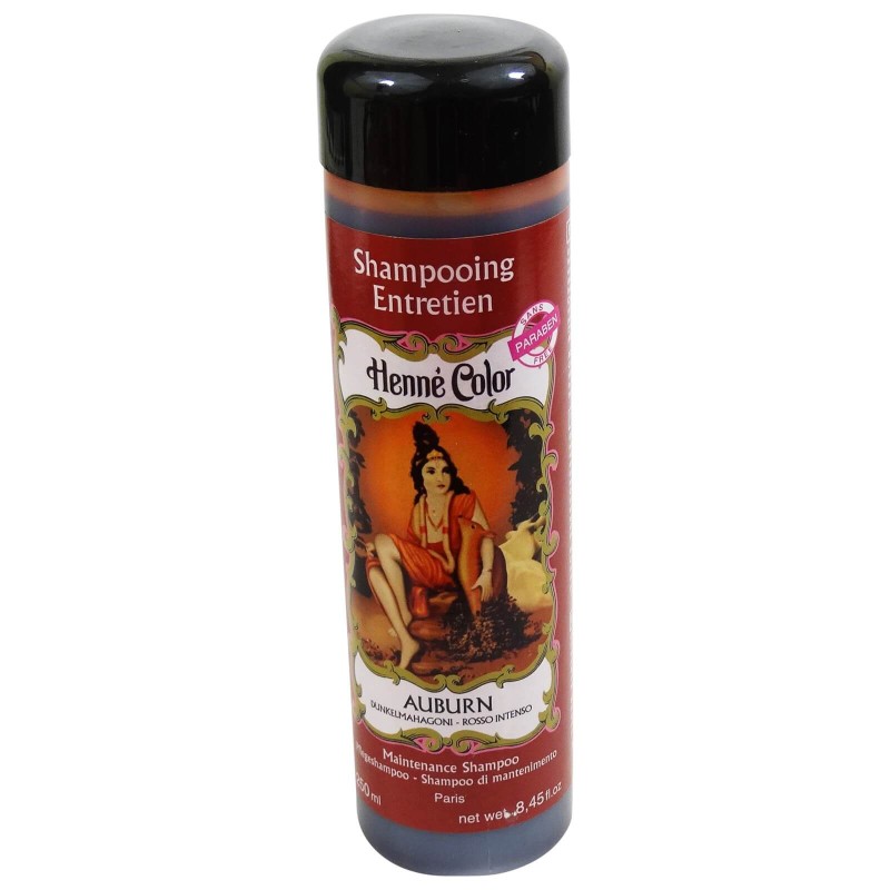 Shampoo-Highlighting Henna, deep Red Sitarama Shampoo  Available on Yumibio.com