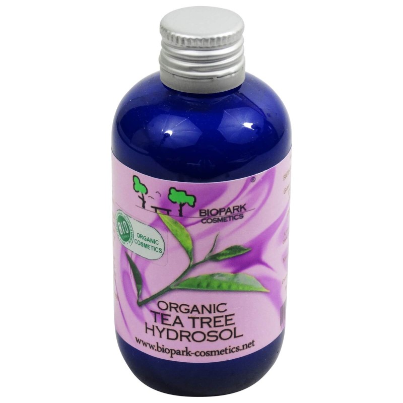 Eau florale de Tea Tree Biopark Cosmetics La maison   Disponible sur Yumibio.com