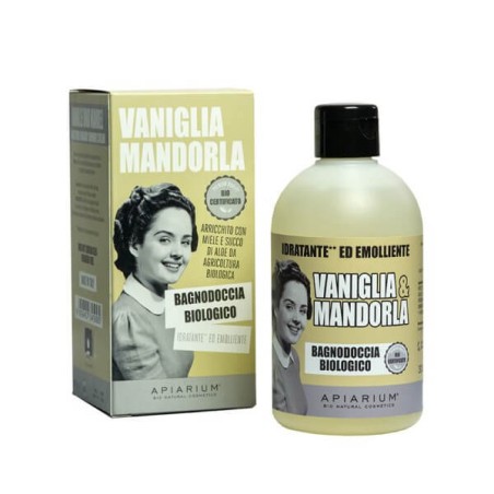 Shower gel, Natural Vanilla and Almond Apiarium Bathroom and shower  Available on Yumibio.com