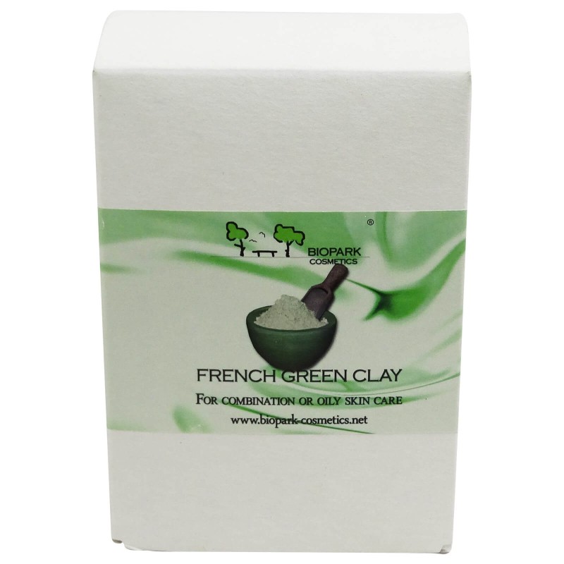 Green Clay Biopark Cosmetics Clay  Available on Yumibio.com