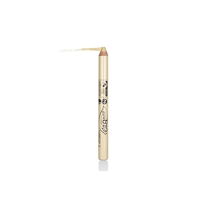 Plaqué Anti-Cernes - 33 Jaune Purobio Correcteurs   Disponible sur Yumibio.com