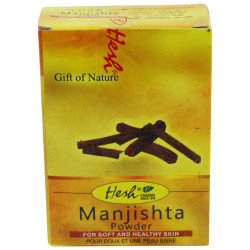 Powder of Manjishta Hesh Herbal Ayurvedic  Available on Yumibio.com