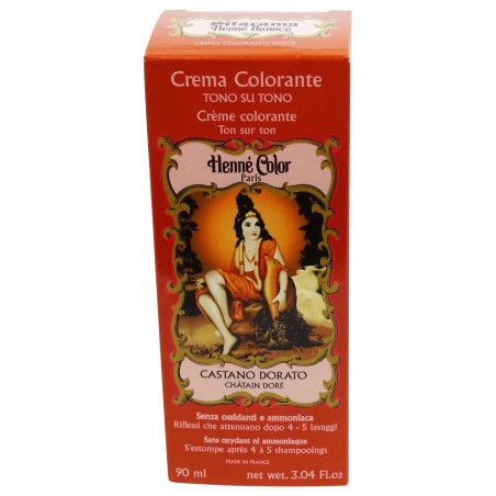 Henné Crème Auburn Sitarama Teintures capillaires   Disponible sur Yumibio.com