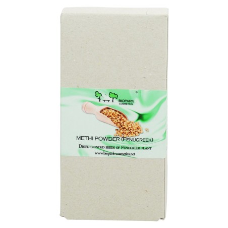 Fenugrec - Methi Biopark Cosmetics À Base De Plantes Ayurvédiques   Disponible sur Yumibio.com