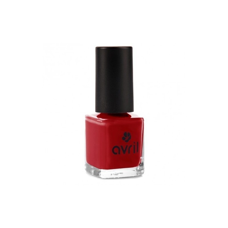 Vernis Rouge Foncé Avril Les émaux   Disponible sur Yumibio.com