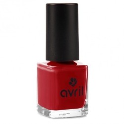 Vernis Rouge Foncé Avril Les émaux   Disponible sur Yumibio.com