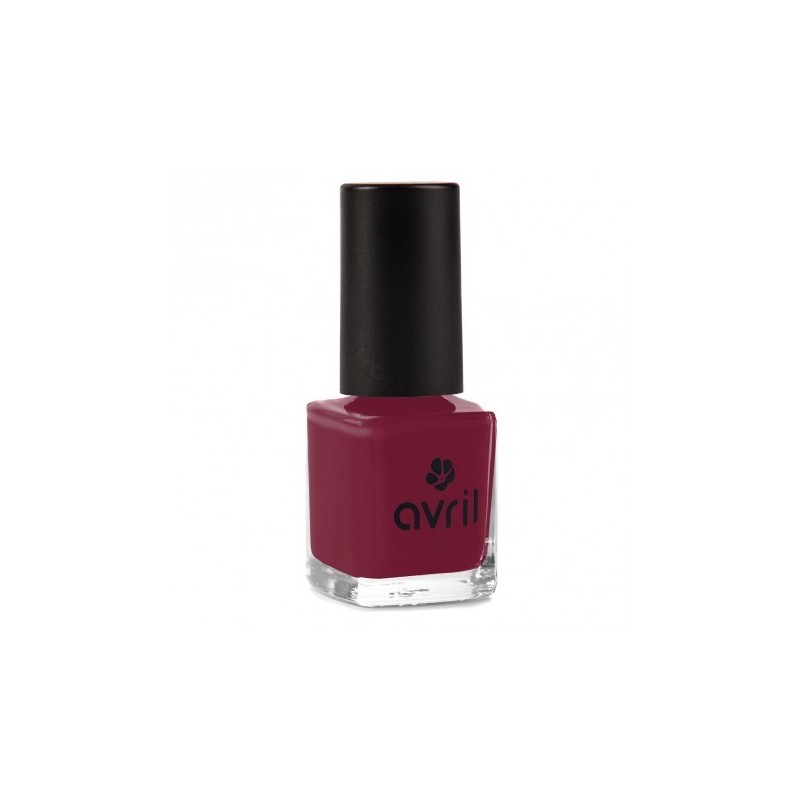 Nail Polish Burgundy Avril Enamels  Available on Yumibio.com