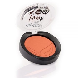 Blush 04 - Brique Mat Purobio Face   Disponible sur Yumibio.com