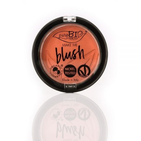 Blush 04 - Brique Mat Purobio Face   Disponible sur Yumibio.com