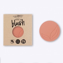 Recharge Fard À Joues 02 Rose - Corail Mat Purobio Blush   Disponible sur Yumibio.com