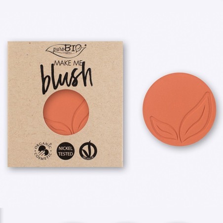 Refill Blush 04 - Brick Matte Purobio Face  Available on Yumibio.com