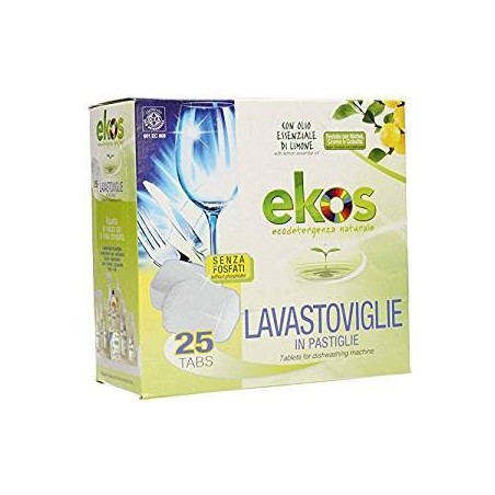 Détergent pour lave-vaisselle dans les Tablettes Ekos La vaisselle et les Couverts   Disponible sur Yumibio.com