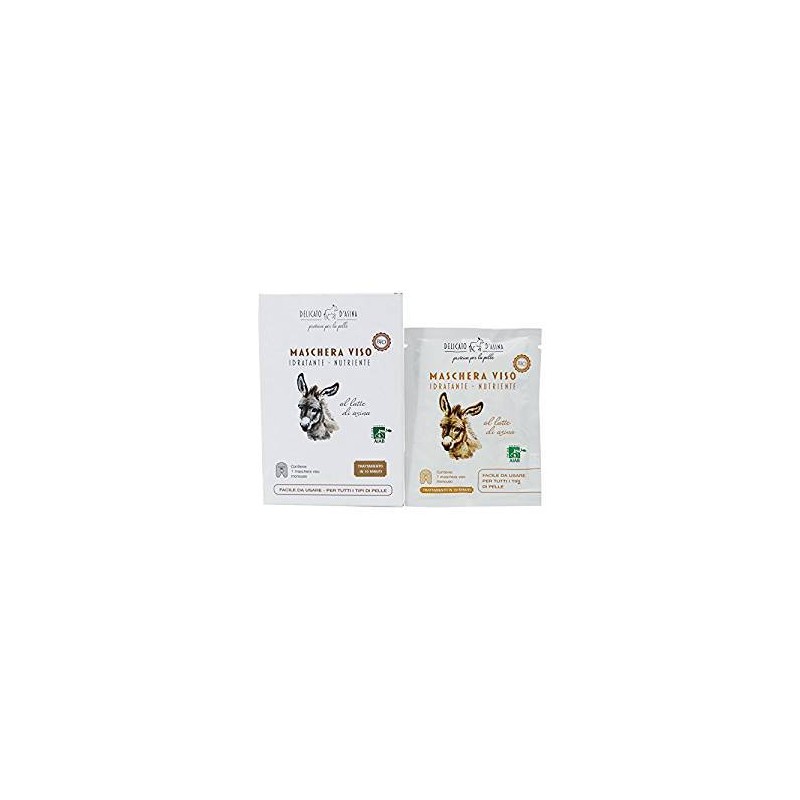 Delicato D'Asina  Maschera Viso al Latte D'Asina  Maschere Viso