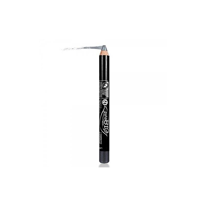 Plaqué Gris Ombre à paupières pas. 11 Purobio Crayons   Disponible sur Yumibio.com
