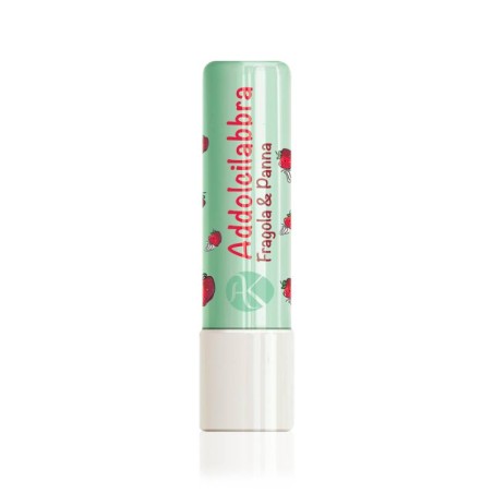 Baume pour les lèvres Bio - Addolcilabbra à la Fraise et à la Crème Alkemilla Les lèvres   Disponible sur Yumibio.com