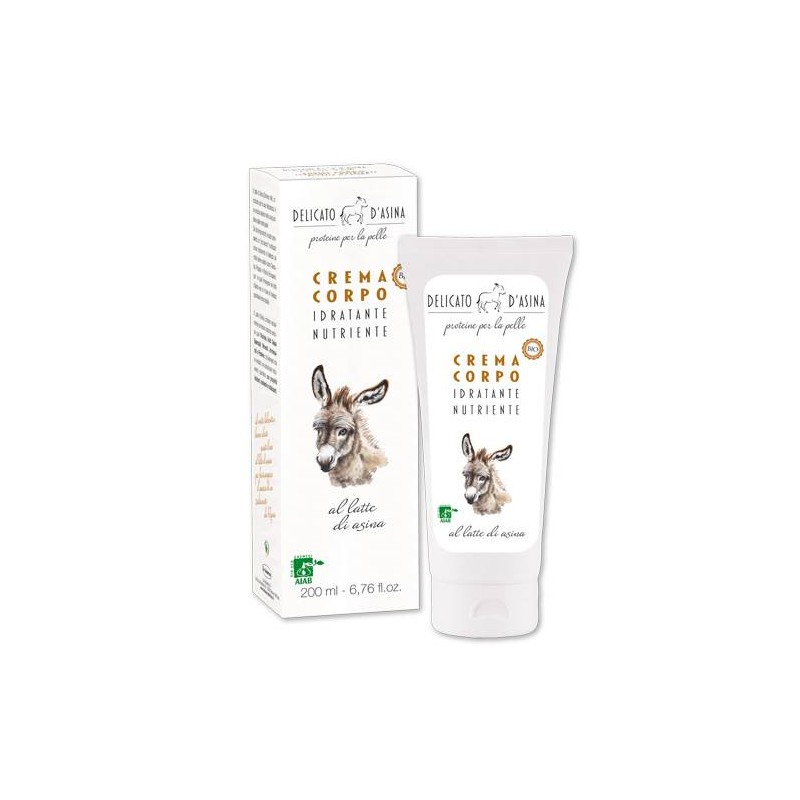 Delicato D'Asina  Crema Corpo al Latte D'Asina  Creme Corpo Bio