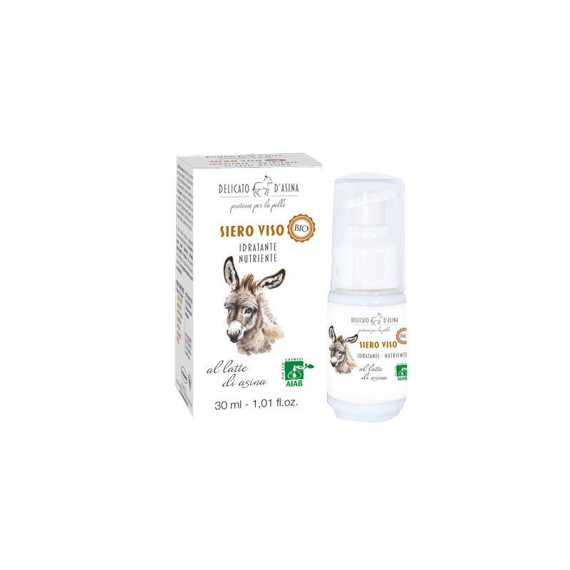 Sérum visage le Lait d'Ânesse Delicato D'Asina Les sérums   Disponible sur Yumibio.com