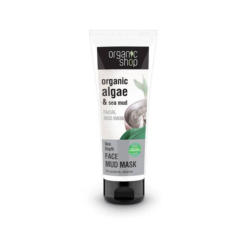 Masque Purifiant Visage Algues et Minéraux Marins Organic Shop Les masques   Disponible sur Yumibio.com