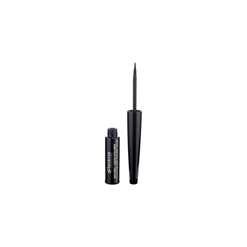 Black Liquid Eyeliner Benecos Kajal and eyeliner  Available on Yumibio.com