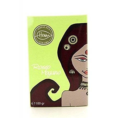 Le Henné Acajou Rouge Himalaya Teint de légumes et de Henne   Disponible sur Yumibio.com