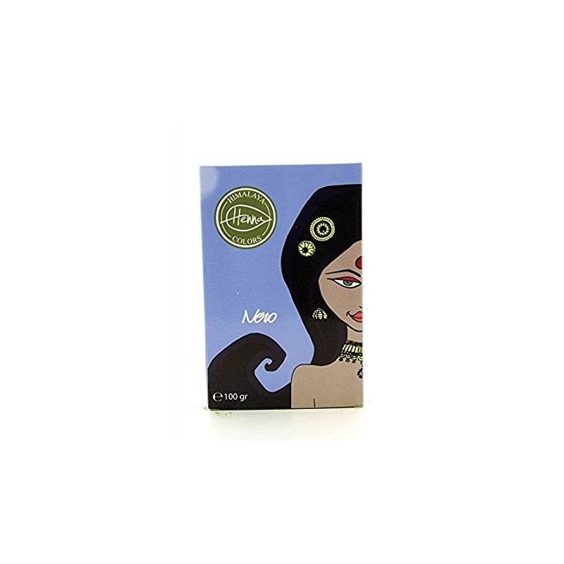 Teinture végétale en Poudre - Noir Himalaya Teint de légumes et de Henne   Disponible sur Yumibio.com