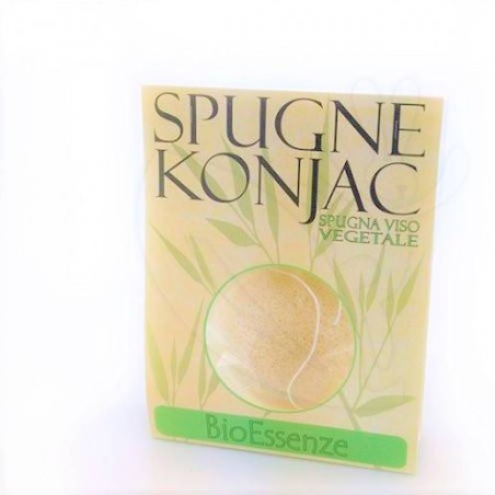Éponge Konjac Visage Orange Bioessenze Les éponges et les Accessoires   Disponible sur Yumibio.com