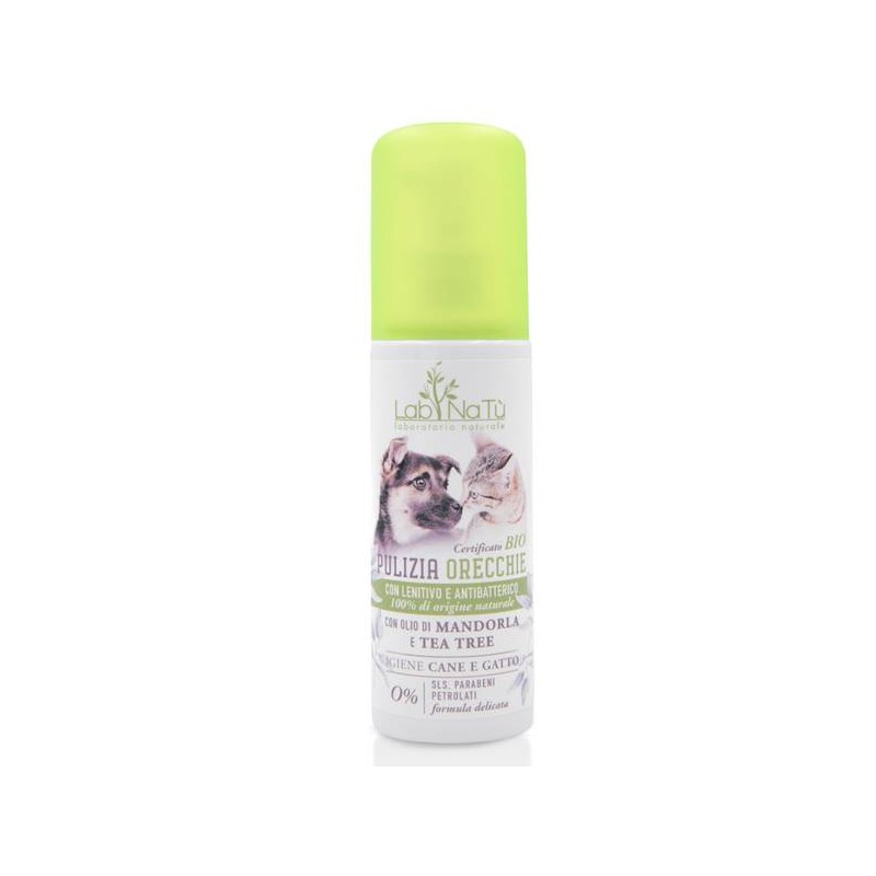 Lotion is Natural for the cleaning of Ears of Dogs and Cats LabNatù Animal Friends  Available on Yumibio.com