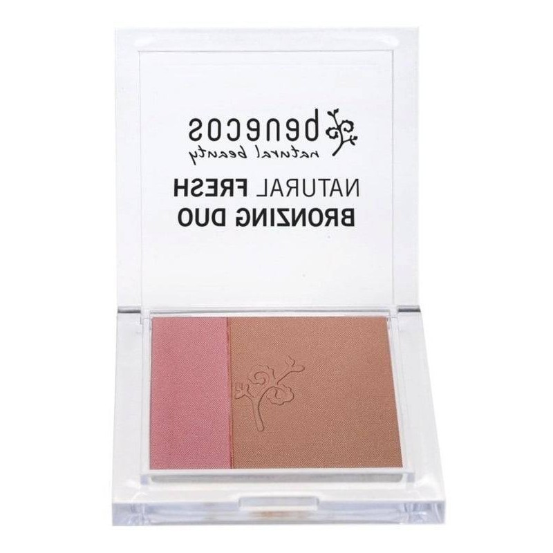 Bronzer-Vegan, warm brown and shades of pink Benecos Bronzer  Available on Yumibio.com