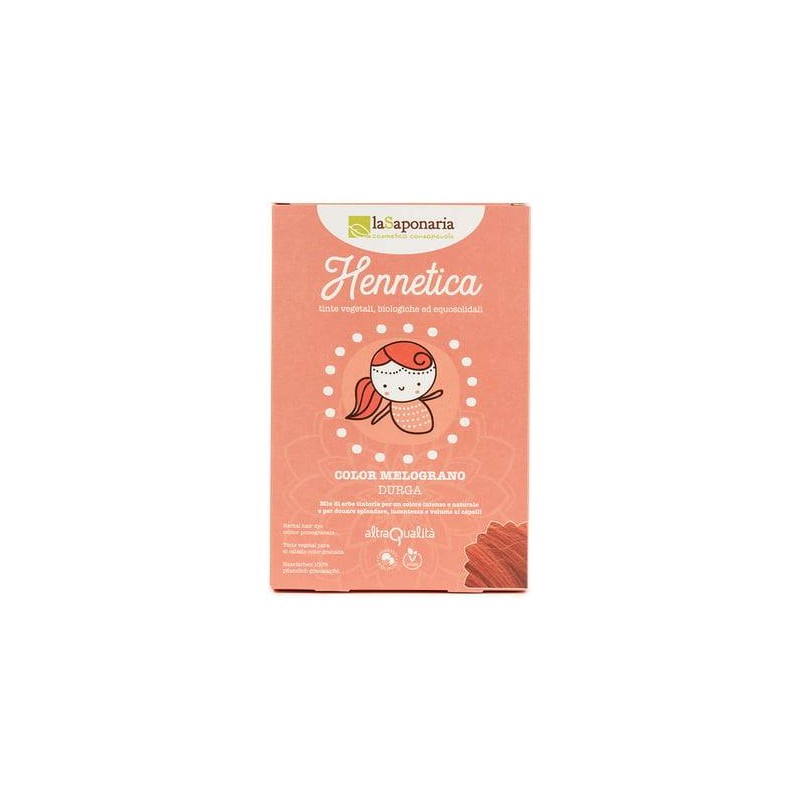 Hennetica Pomegranate La Saponaria Vegetable and Henne colours  Available on Yumibio.com