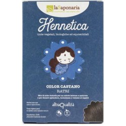 Hennetica Dark Brown La Saponaria Vegetable and Henne colours  Available on Yumibio.com