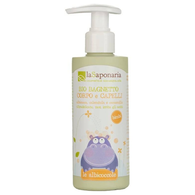 La Saponaria  Bio Bagnetto Corpo Capelli  Shampoo Neonati e Bambini