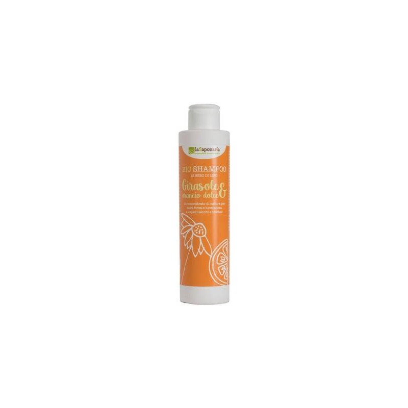 La Saponaria  Shampoo Girasole e Arancio  Shampoo Capelli Secchi e Trattati