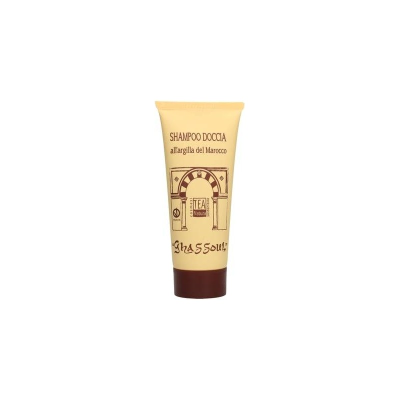 Shower Shampoo Ghassoul Tea Natura Organic Shampoo for curly and wavy hair  Available on Yumibio.com