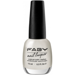 L'émail Satiné Blanc - Miroir de Mon Âme Faby Nails Les émaux   Disponible sur Yumibio.com