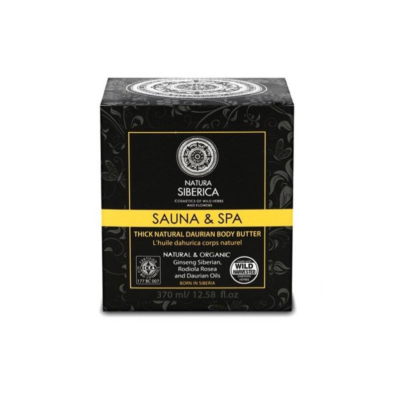 Sauna & Spa Thick Natural Daurian Body Butter Natura Siberica Lotions and Creams  Available on Yumibio.com