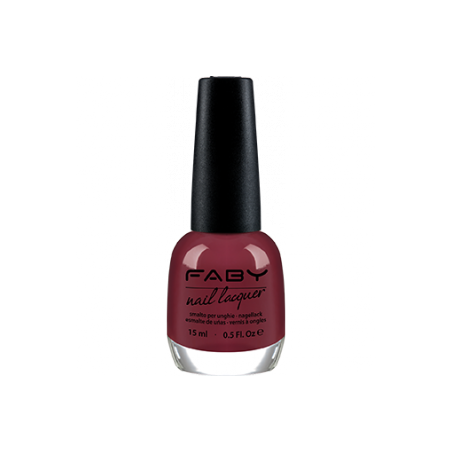 Red Enamel Cognac - Whisky, Mr. Brown? Faby Nails Enamels  Available on Yumibio.com