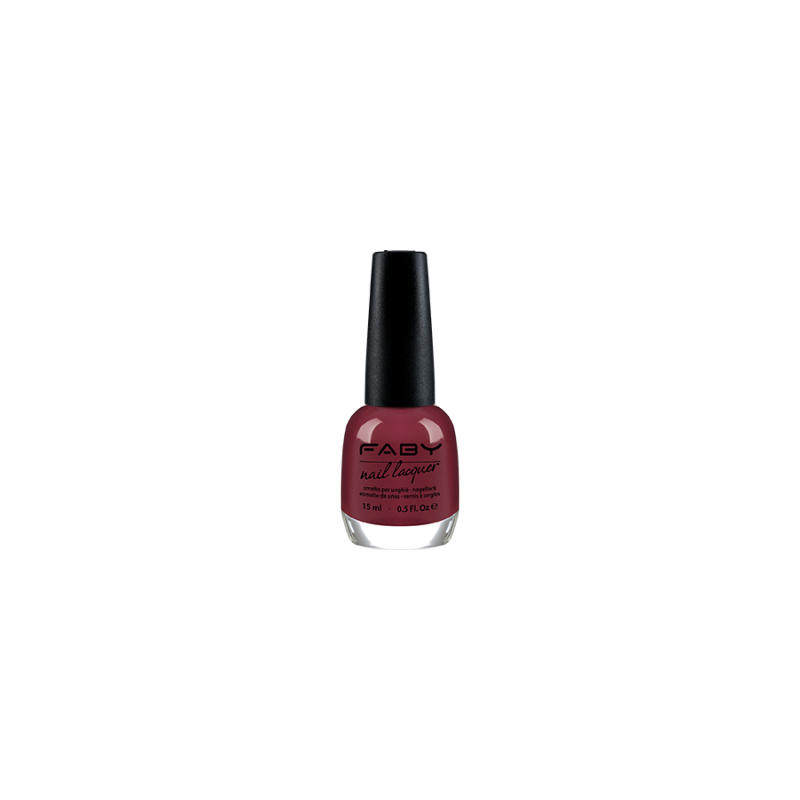 Red Enamel Cognac - Whisky, Mr. Brown? Faby Nails Enamels  Available on Yumibio.com