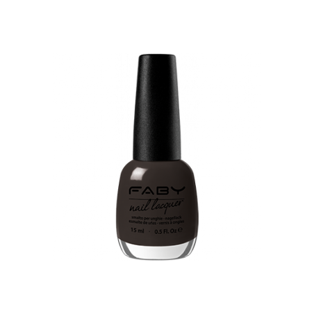 Enamel-Dark Grey - Very Faby People Faby Nails Enamels  Available on Yumibio.com