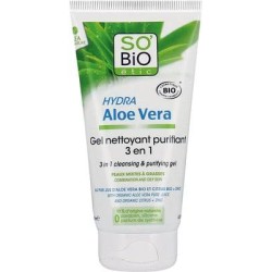 Gel purifying the aloe 3 in 1 SO’BiO étic Detergents  Available on Yumibio.com