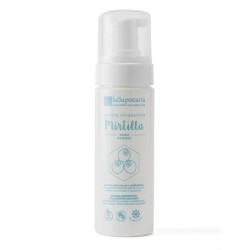 La Saponaria  Mousse Detergente Mirtilla  Detergente viso