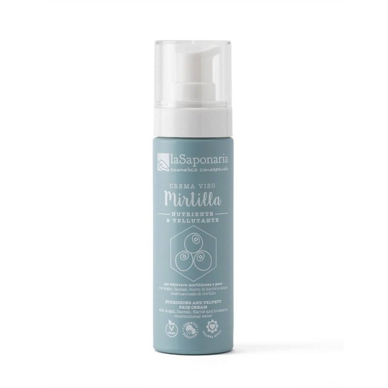 La Saponaria  Crema Viso Mirtilla  Crema viso