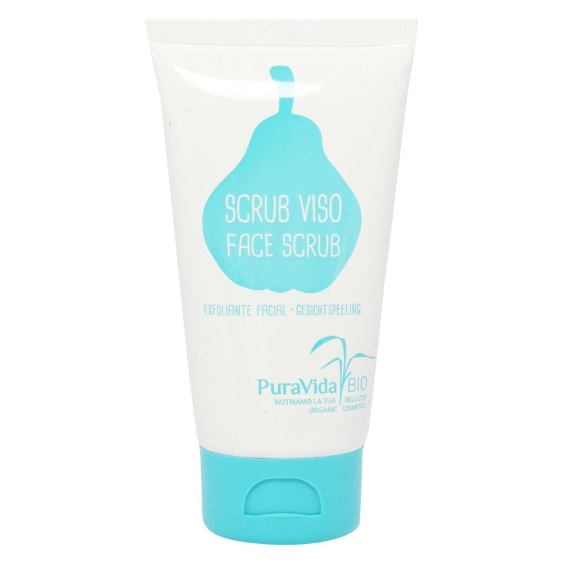 Facial scrubs, Organic Aloe, Red Vine and the Bran PuraVida Bio Scrubs and Exfoliants  Available on Yumibio.com