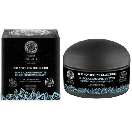 Organic Black Cleansing Butter Natura Siberica Detergents  Available on Yumibio.com