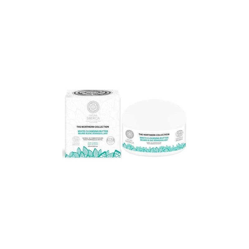 Beurre Démaquillant Blanc Bio Natura Siberica Nettoyage   Disponible sur Yumibio.com