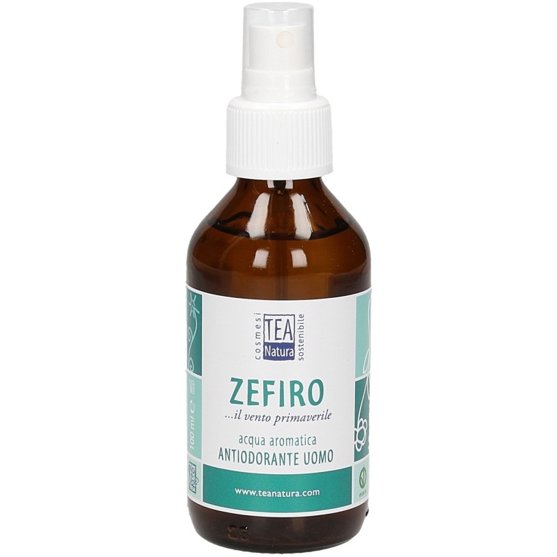 Aromatic Water Neutralises Odours Vegan "Zephyr" Tea Natura Deodorants  Available on Yumibio.com