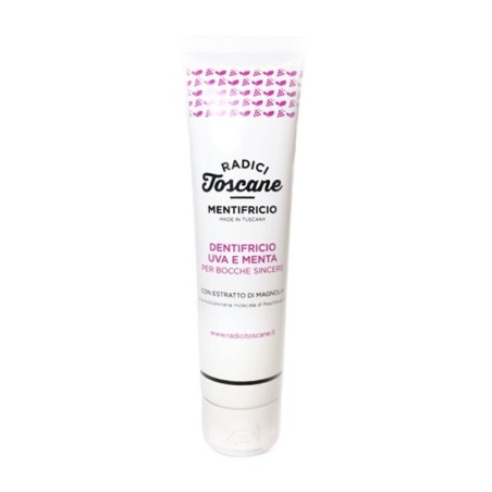 Toothpaste Grape and Mint Radici Toscane Toothpaste  Available on Yumibio.com